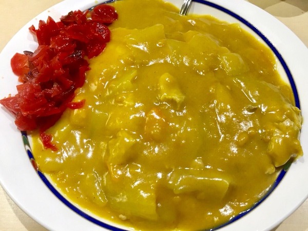 万代そば バスセンターのカレー