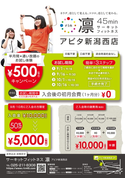 サーキットフィットネス凛チラシ-1