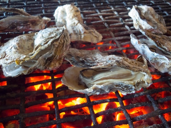 出張カキ小屋「牡蠣奉行」in 万代シテイパーク