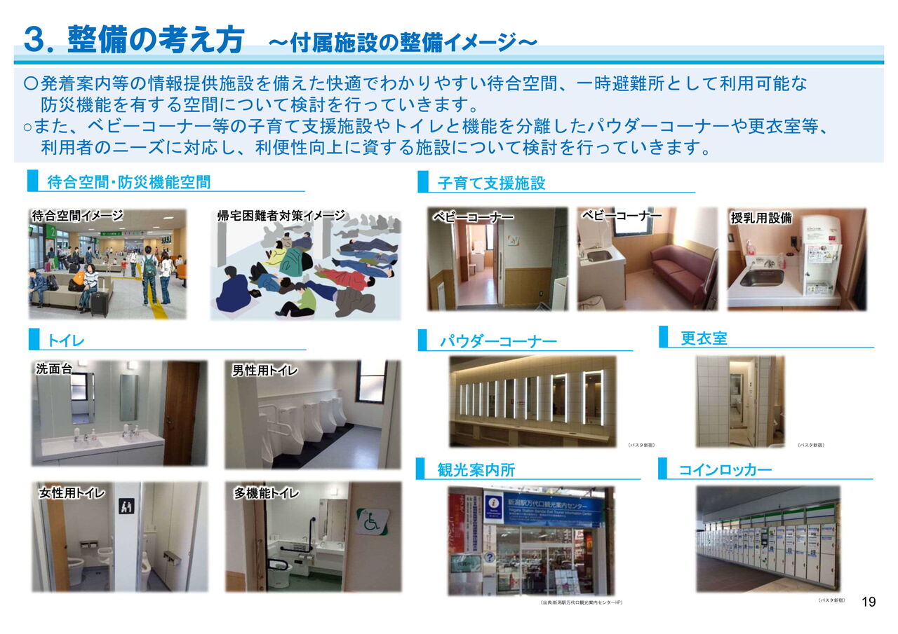 にいがた通信 【続】『新潟駅』進化!!新潟市が「新潟駅周辺(交通ターミナル)事業計画」を発表!中長距離バスターミナルが新潟駅南口「JR新潟駅西駐車場」のところに整備!?