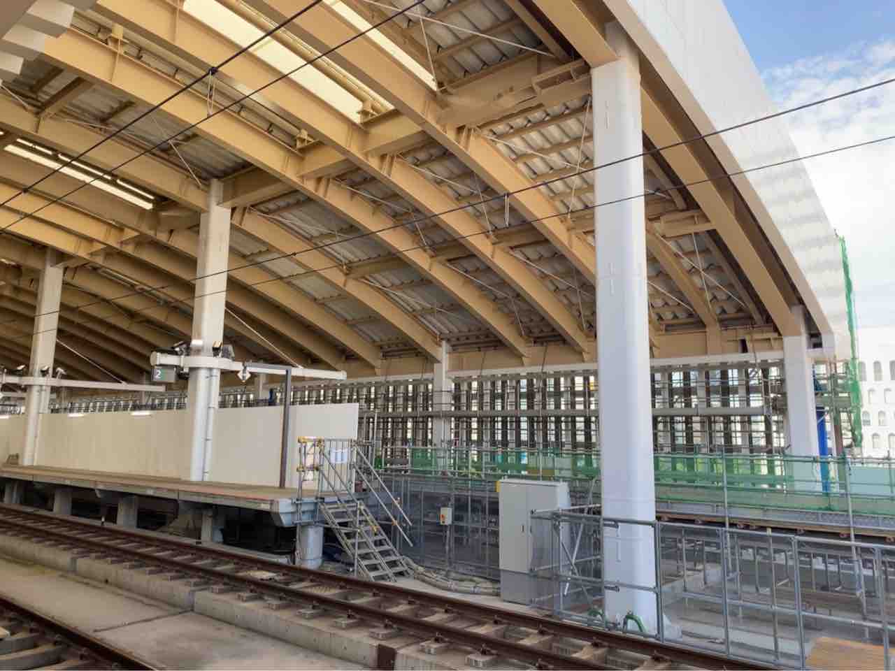 続 新潟駅 新1番線ホーム間もなく完成 現在の進捗は にいがた通信 新潟県新潟市の地域情報サイト