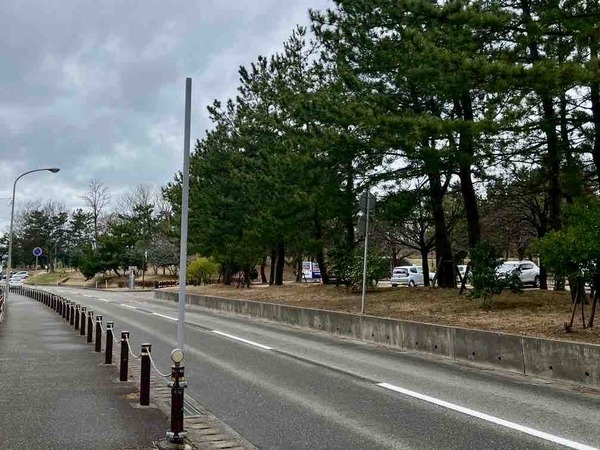 舗装修繕工事のため車両通行