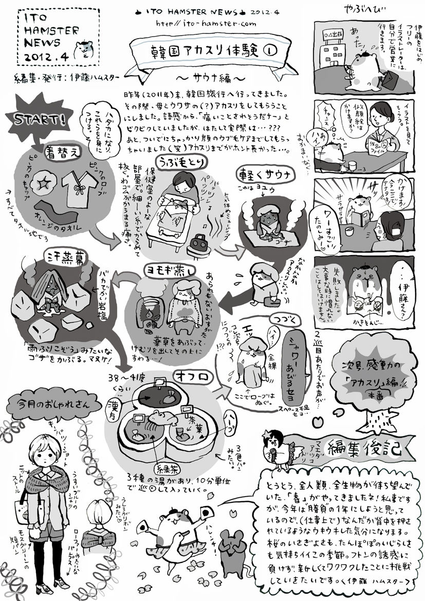 伊藤ハムスター新聞四月号 伊藤ハムスターのブログ 伊藤ハムスター新聞四月号 伊藤ハムスターのブログ