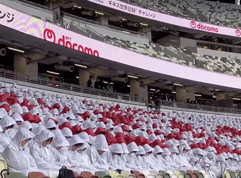 【悲報】NTTドコモ、入社式でギネス世界記録を達成