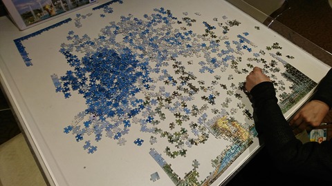 似たようなピースばかりで激ムズ