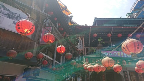 提灯が風情あります