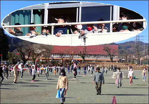 鼓笛隊の移杖式 五日市小学校日記