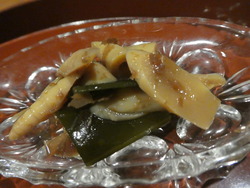 手製 姫竹の辛すぎない、後から少し 辛味がくる ご飯が進む