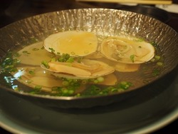 白貝酒蒸し
