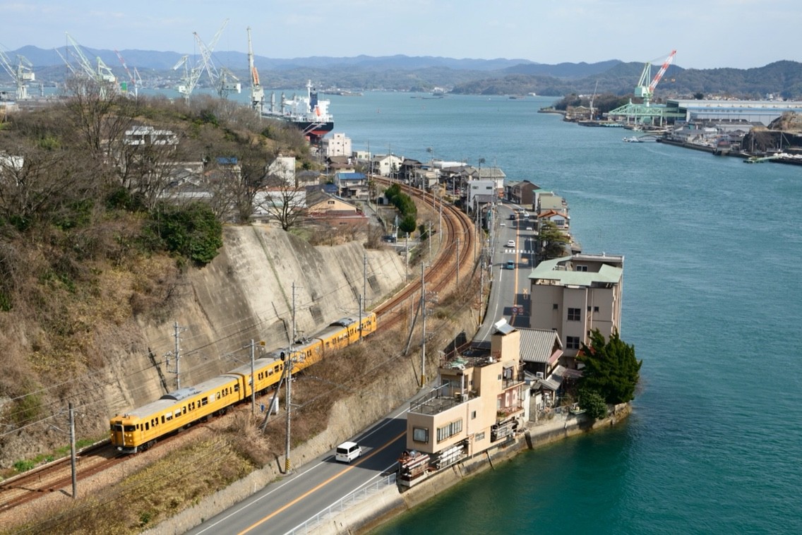 初春 瀬戸内紀行3 尾道大橋からの眺め いわきち周遊券