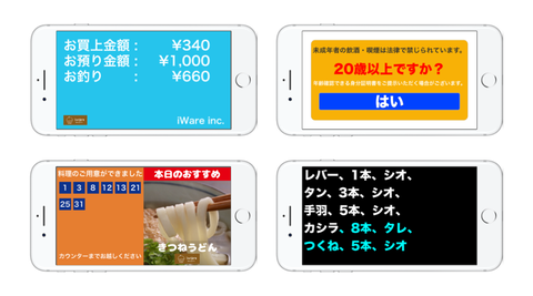 CustomerDisplayDemo4つ