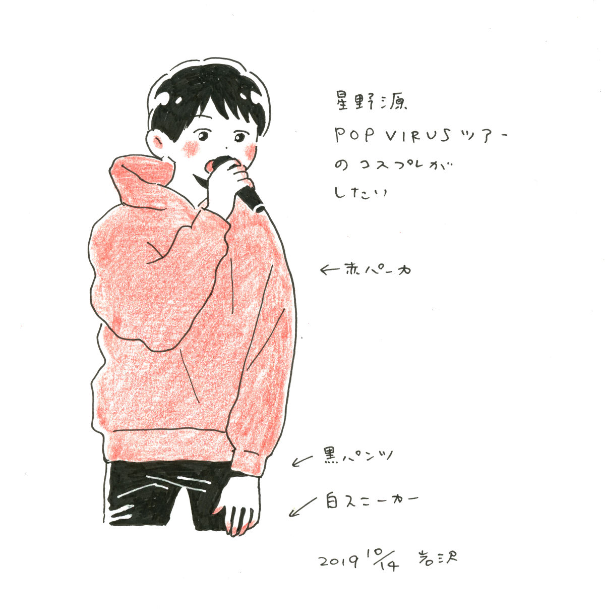絵日記 星野源 Iwasawa Web 絵日記 星野源 Iwasawa Web