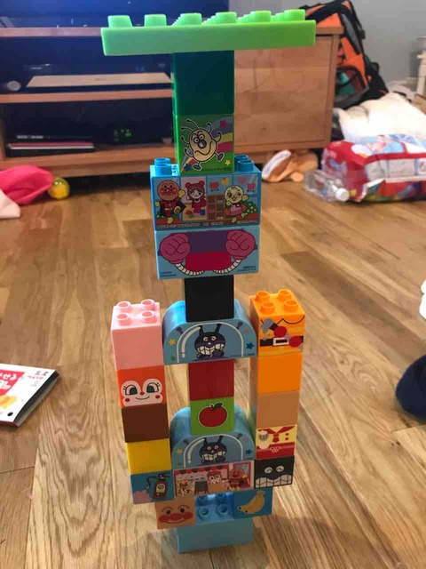 子供が作ったブロック
