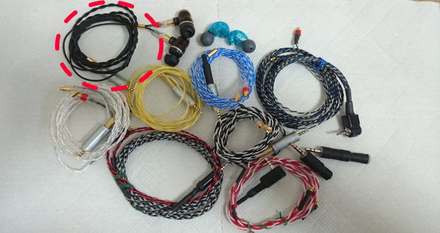 バランス接続 2.5mm 4極 AK アサイン PCOCC-Aリッツ線使用