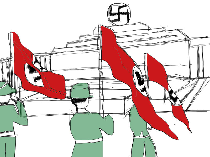 ナチス ドイツを描いてみた イラスト ネットがあれば大抵のことがわかるはず