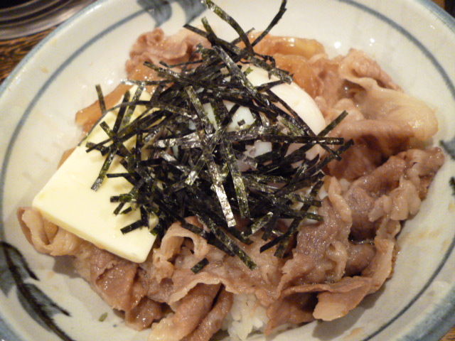 ビーフパワーです 上野 東京牛丼 牛の力 居酒屋ジプシー