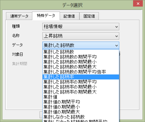 集計した銘柄率