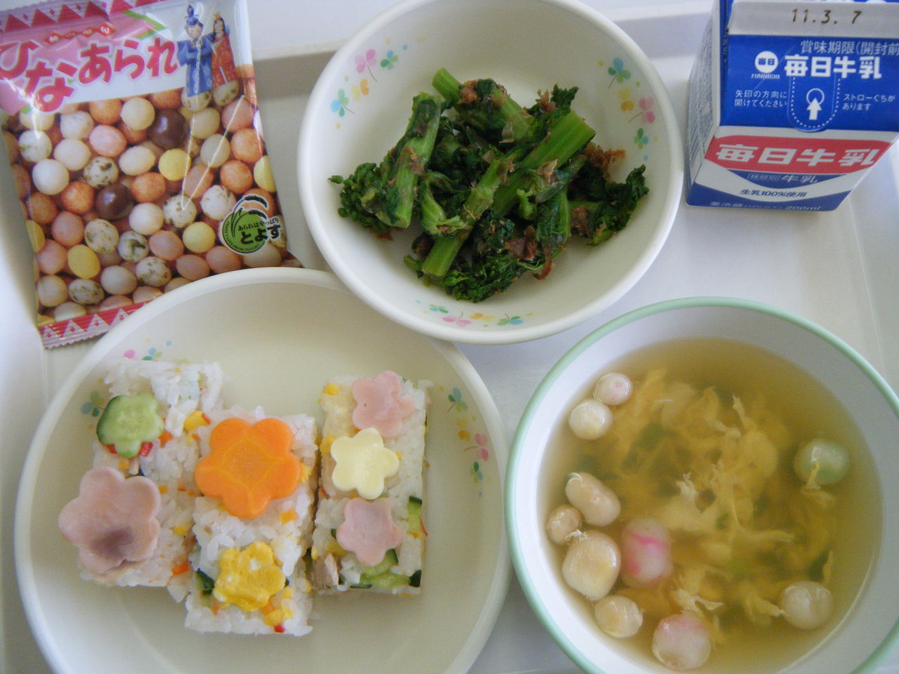 The ひな祭り給食 できごと News