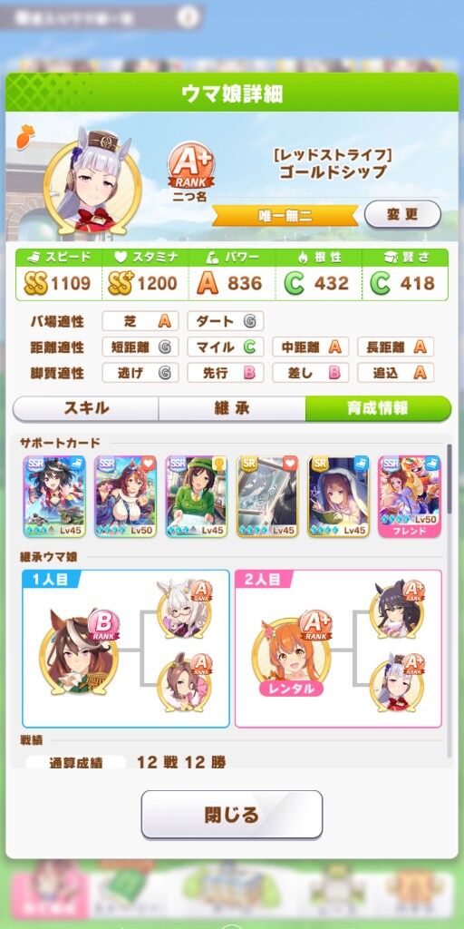 ウマ娘 ジェミニ杯用のゴルシこれぐらいで妥協していいか ウマ娘うまだっち速報