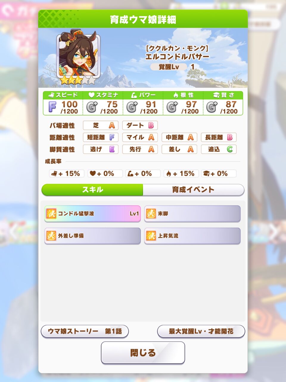 速報 新ウマ娘 衣装違いグラスワンダーとエルコンドルパサーの性能がこちら ウマ娘うまだっち速報