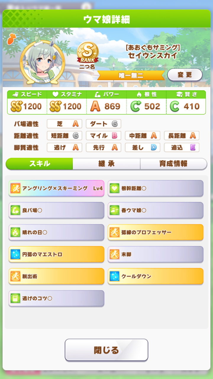 画像 ウマ娘ウンス長距離sさえ来ればジェミニ杯完全勝利だったのに 最強すぎるだろwww ウマ娘速報