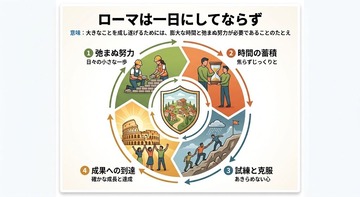 ローマは一日にしてならず