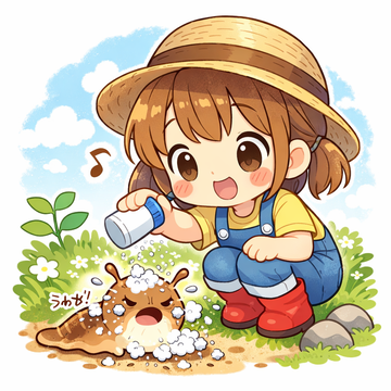 ナメクジに塩