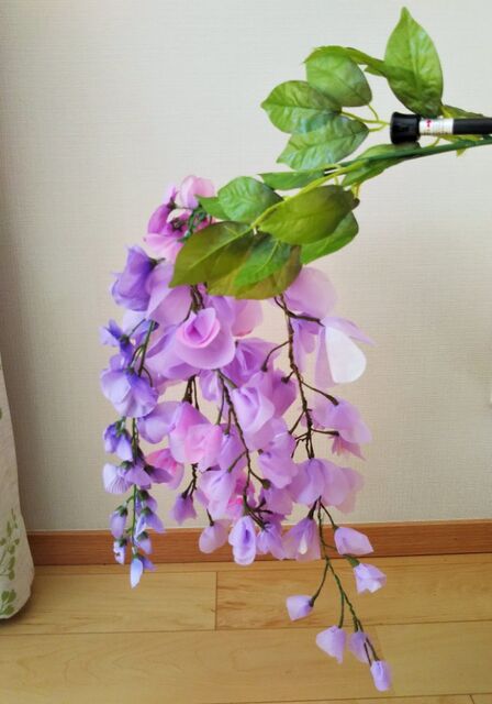 100均材料で 簡単に藤の花を作りました 出来たをさがそ 100均材料で 簡単に藤の花を作りました 出来たをさがそ