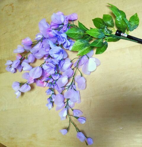 100均材料で 簡単に藤の花を作りました 出来たをさがそ 100均材料で 簡単に藤の花を作りました 出来たをさがそ