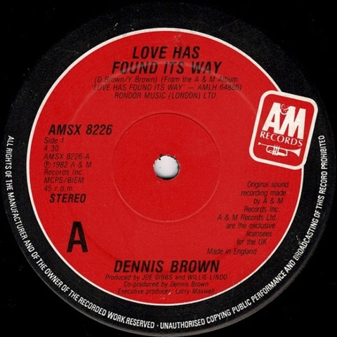 Dennis Brown-Love Has Found Its Way : It's a Romance -Zunggu