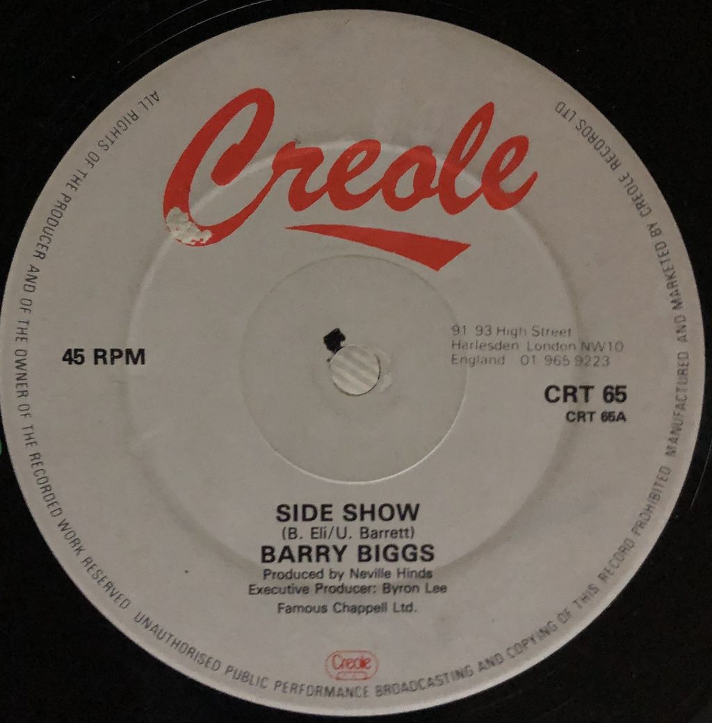 Barry Biggs-Side Show : It's a Romance -Zunggu ZungguとKOの