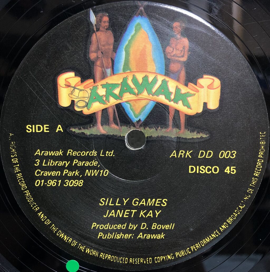 ラバーズロックJanet Kay Silly Games Janet Kay / Silly Games(LP) / Cann's Enterprise 1990 UK盤 EX/EX