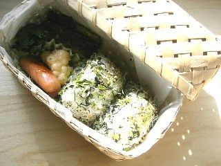 今朝のおにぎり