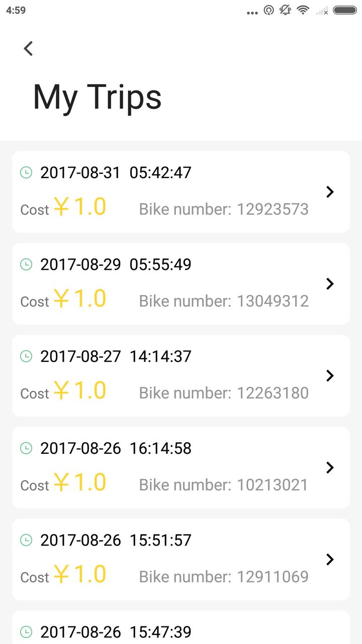ofo number