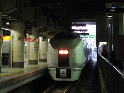 651系K103Fひたち 代走 上野 (1)