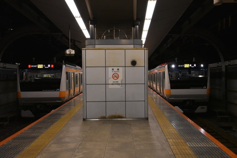 中央線E233系各停並び 東京 終夜運転