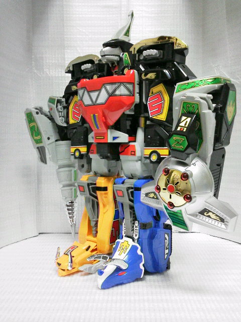 恐竜戦隊ジュウレンジャー DX6大守護獣超合神セット 獣帝大獣神