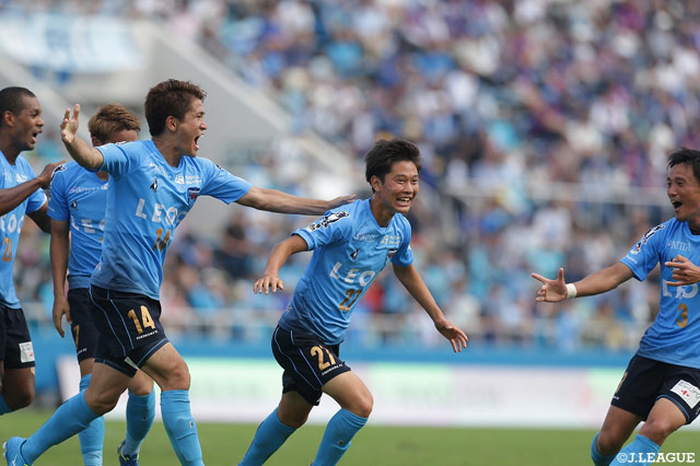 横浜ｆｃ ユース出身ｆｗ斎藤功佑 強烈ボレー J初ゴールが決勝点 甲府に２００２年以来の勝利 ｊ２サッカー通信