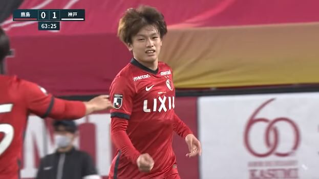 J1 鹿島アントラーズ 神戸戦で同点ゴールのfw上田綺世 全治約3週間の負傷と診断 j2サッカー通信 J1 鹿島アントラーズ 神戸戦で同点ゴールのfw上田綺世 全治約3週間の負傷と診断 j2サッカー通信