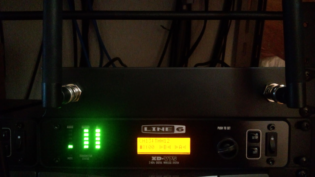 LINE6 ワイヤレスマイクシステム XD-V55 THH12マイク付き ライン6（2