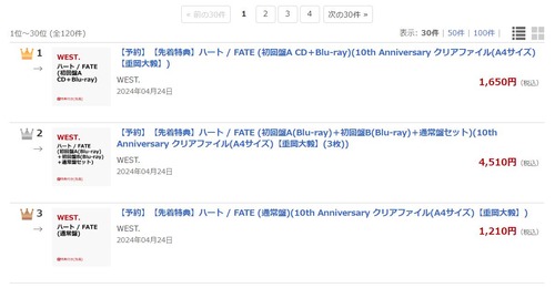 楽天ブックスランキング