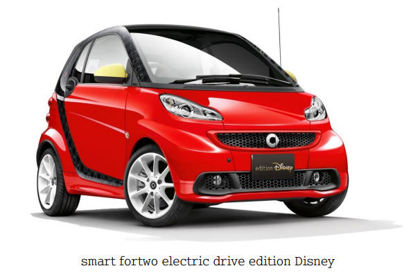 smart fortwo electricdrive edition Disney