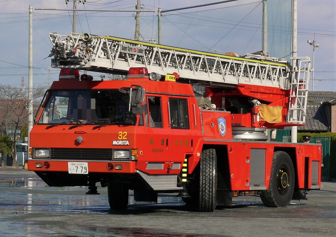 西春日井広域事務組合消防本部 はしご車 廃車済み 中hrsのメモ帳 おじさん消防ファンのブログ