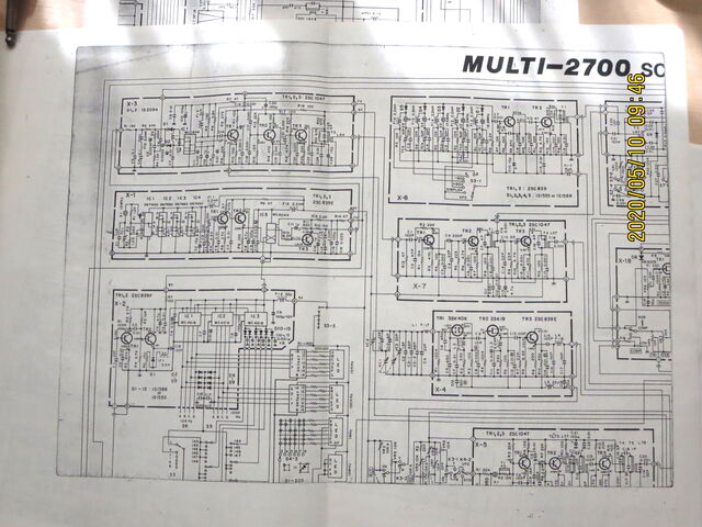 福山電気工業 マルチ2700 重篤状態 その2 回路図・発見 : de JA1GGQ TOKYO