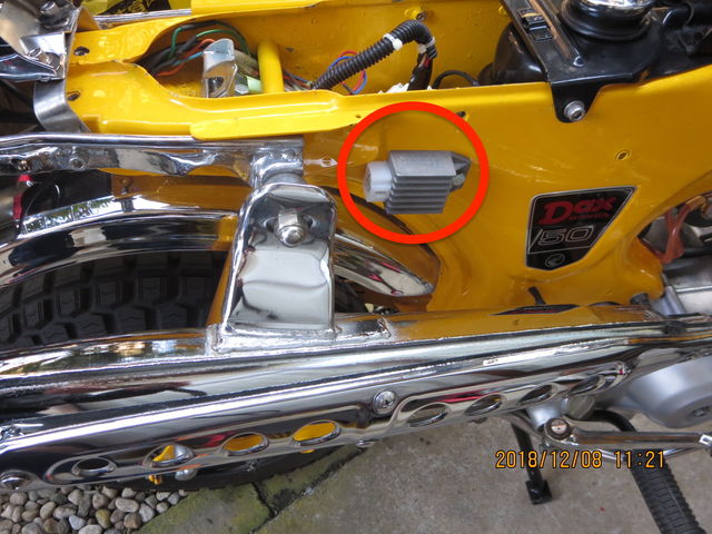 DAX ST50EZ の 6V DAXを12V化 その55 : My OLD DAHON,s