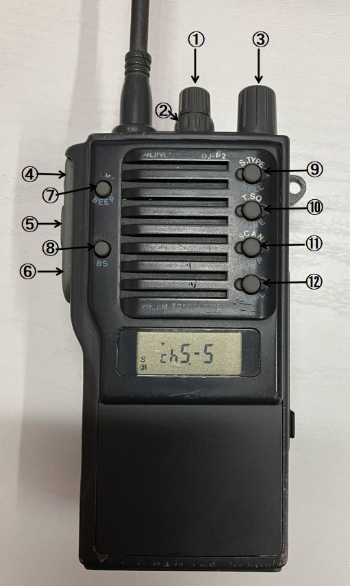 ALINCO 特定小電力トランシーバー DJ-P2 操作説明 : 向島 ALINCO 特定小電力トランシーバー DJ-P2 操作説明 : 向島