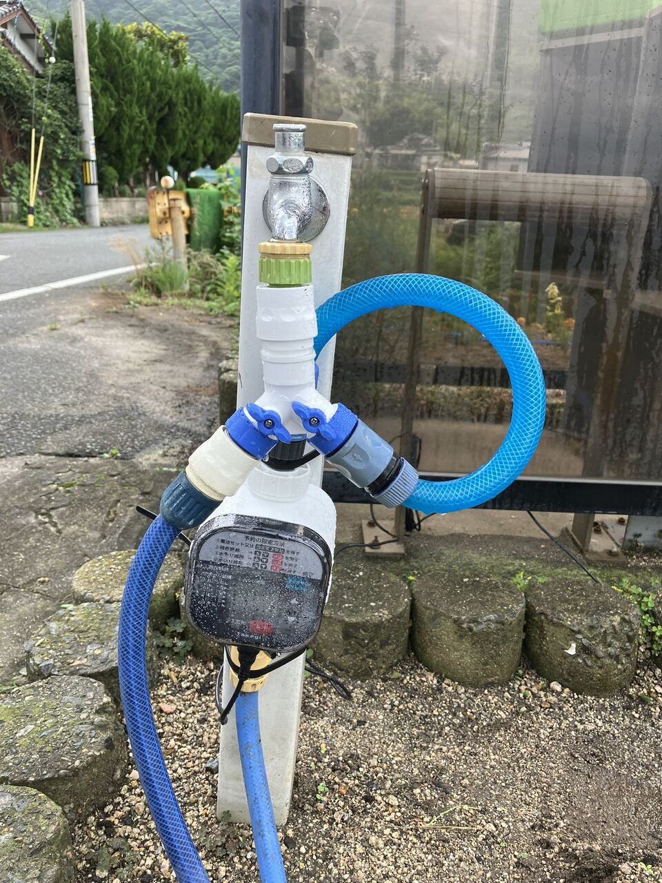 自治会花壇 水やり自動化 : 向島ポンポコ日記