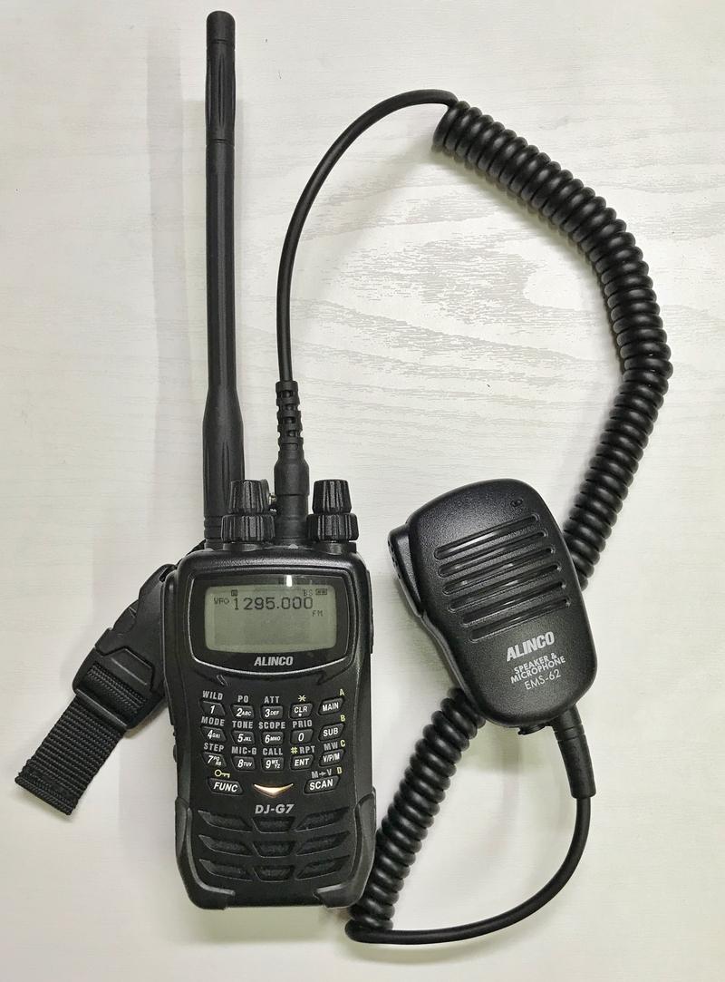 ALINCO DJ-G7T（米国仕様、国内使用不可）+純正防水スピーカマイク付 ALINCO DJ-G7T（米国仕様、国内使用不可）+純正防水スピーカマイク付