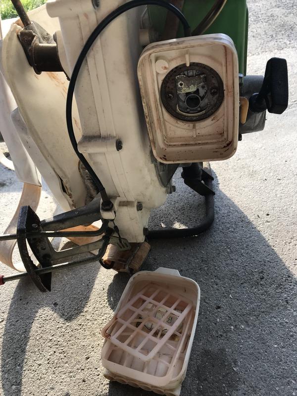 共立 動力散布機 DMD-3000 点検整備 : 向島ポンポコ日記