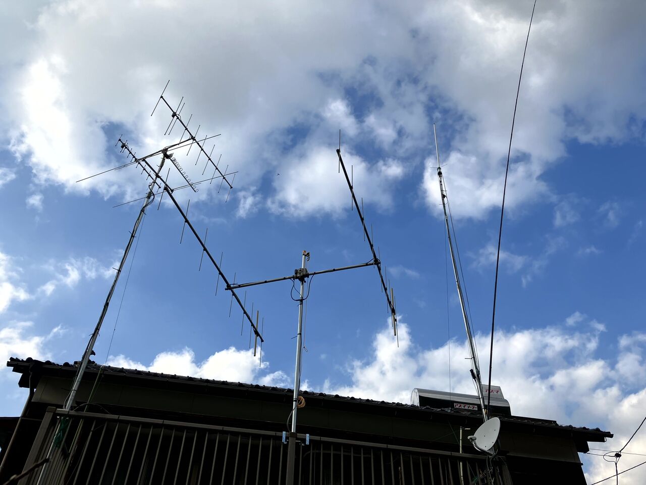 144MHz 9エレスタック を上げてみた : 向島ポンポコ日記